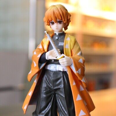 Demon Slayer: Kimetsu No Yaiba Agatsuma Zenitsu Action PVC Figure Toys 5.5  BULK 