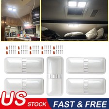 48led 12v Led Rv Interior Ceiling Light Boat Camper Trailer Double Dome Frost 48led 12v Led Rv Interior Ceiling Light Boat Camper Trailer Double Dome Frost