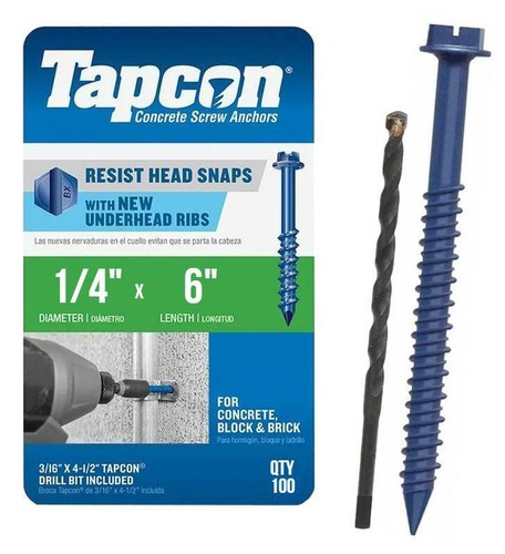 Hex Head Concrete Anchor Screws 3205407 