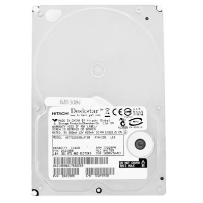 Festplatte Hitachi HDT722516DLAT80 160GB 8Mb Cache 7200Rpm ATA-133 3,5''