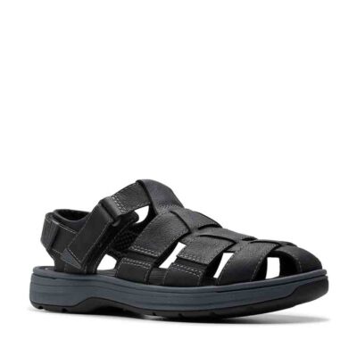 NEW CLARKS men\'s saltway cove sandal in black Clarks Men main image 4
