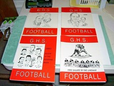 (4) 1989-1992 Gardner High School Annual Football Yearbooks Massachusetts MA