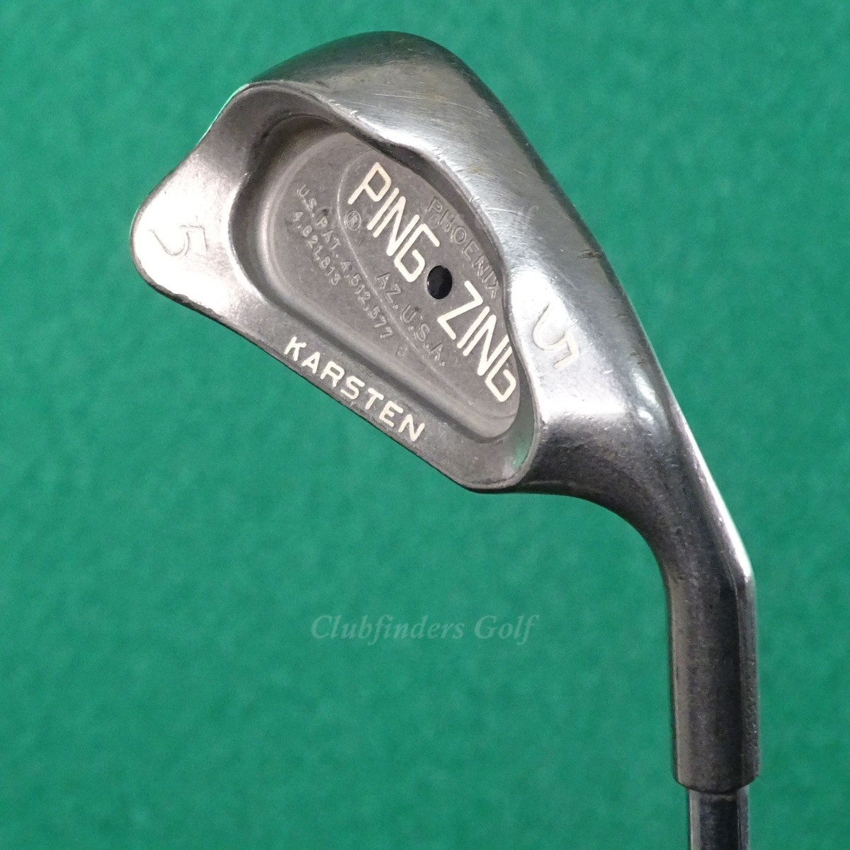 Polished Sole Ping Eye2+ White Dot 8 Iron Steel Shaft Lamkin Grip Polished Sole Ping Eye2+ White Dot 8 Iron Steel Shaft Lamkin Grip