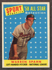Top 10 Vintage Baseball Card Singles of 1958 26