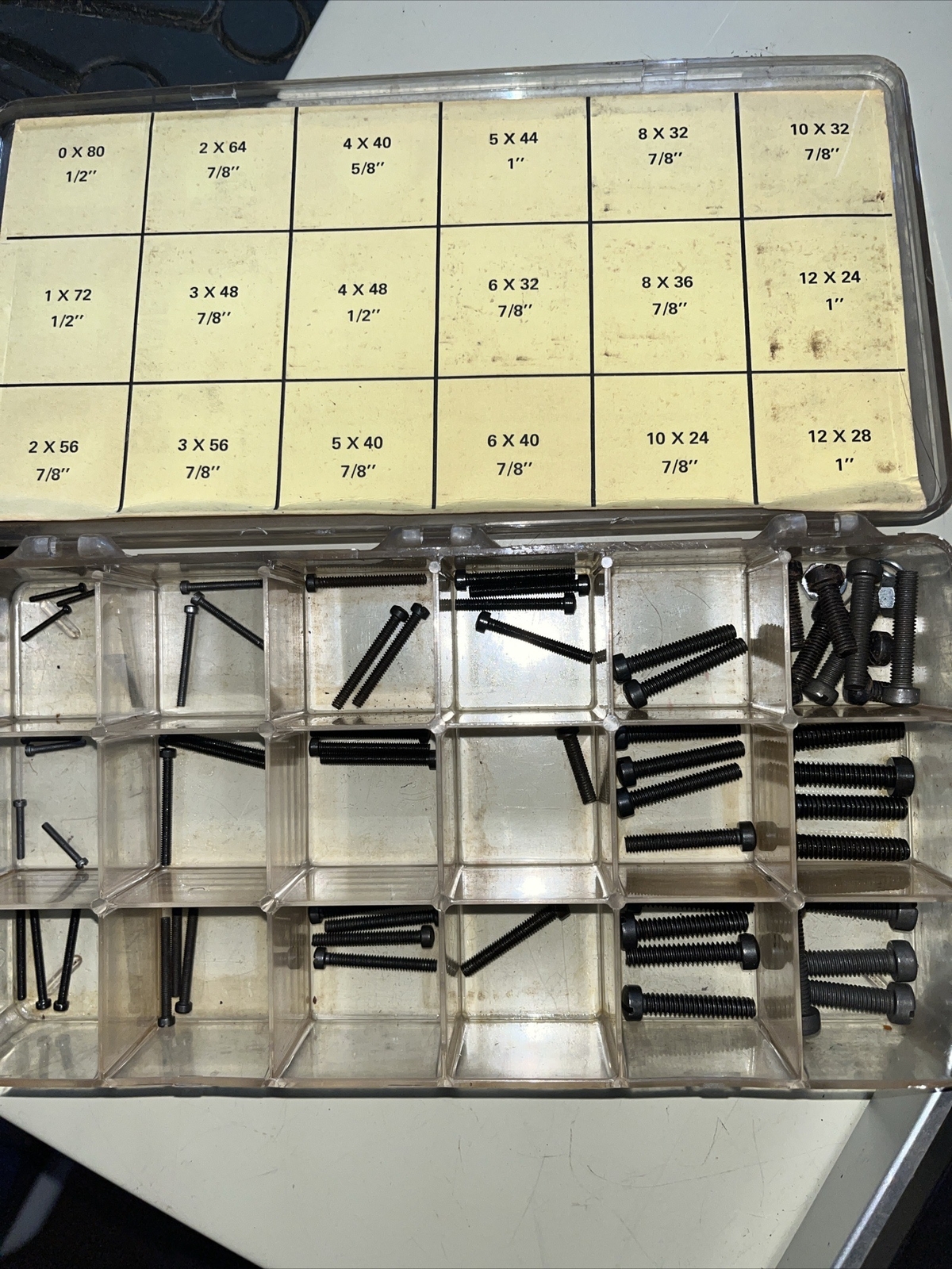 Brownells Gunsmith Fillister Head Slotted Screw Assortment Used eBay