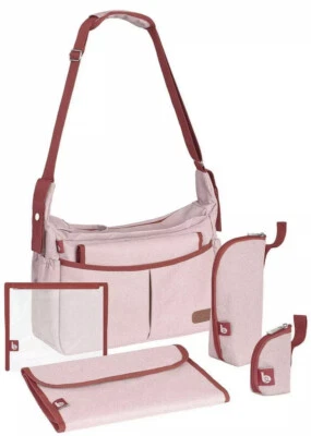 Babymoov USA Urban Diaper Changing Change Bag Melange Pink