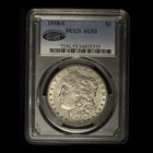 1898-S $1 Morgan Silver Dollar PCGS AU53 - Free Shipping USA