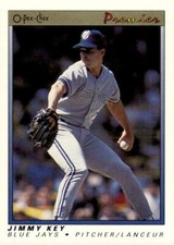 1991 O-Pee-Chee Premier #71 Jimmy Key Toronto Blue Jays