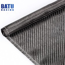 Black New 12" x 60"/30cm x 150cm Twill Weave Carbon Fiber Fabric Cloth Resin Kit
