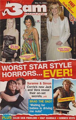 3am Celebrity Magazine 12 May 2004, Brad Pitt, Kirsten Dunst, Lucy Speed