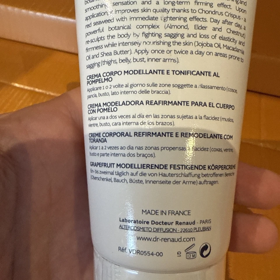 Dr Docteur Renaud Soin Corp Fermeté Au Pamplemousse 150ml - Photo 4/4