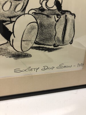 Walt Disney silkscreen lithograph society dog show 1939 | eBay