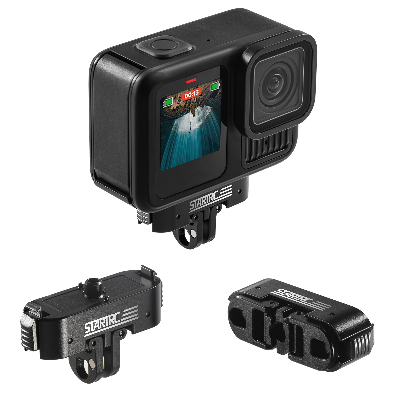 Magnetic Quick Release Mount for GoPro Hero 13 Adapter with 1/4