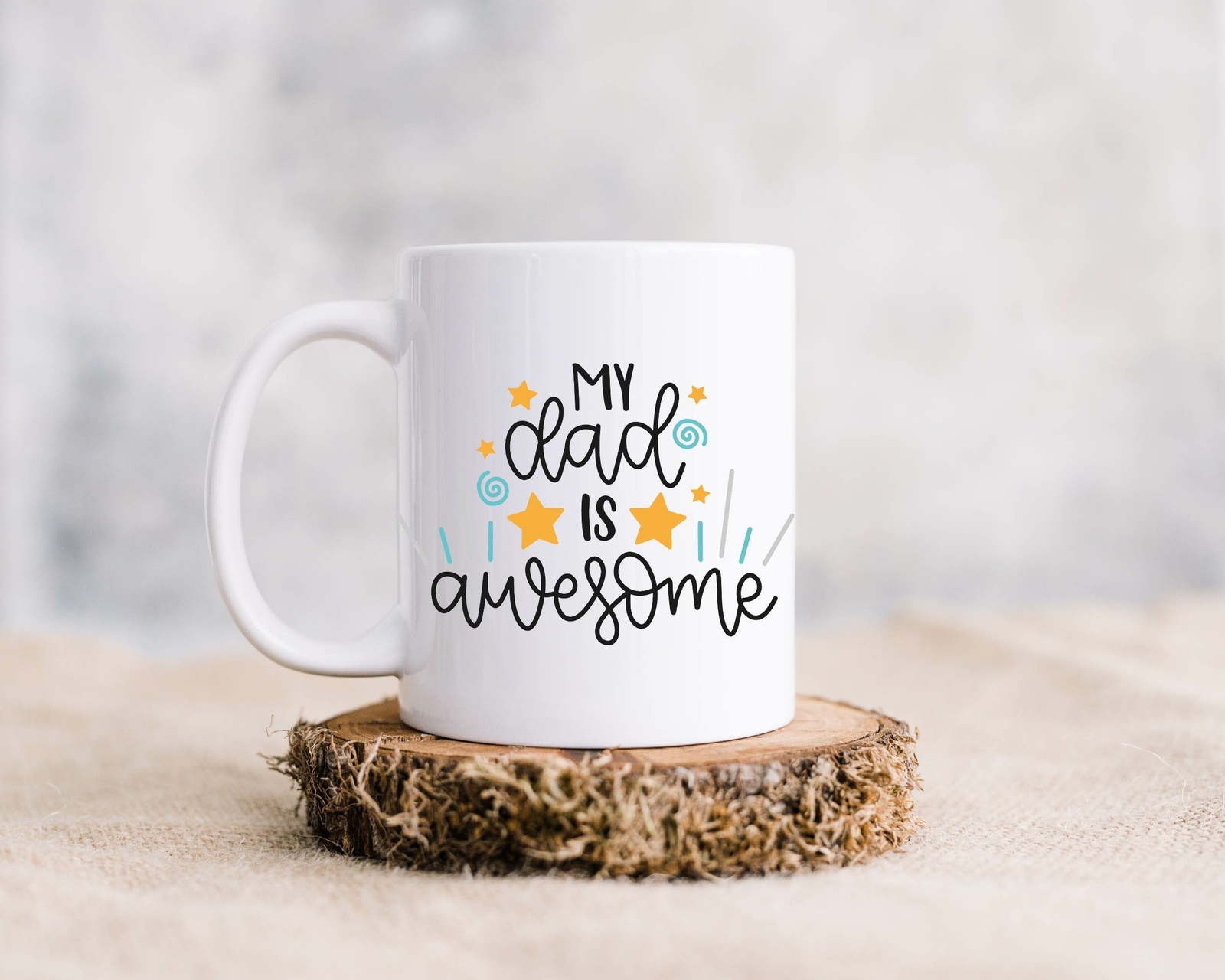 My Dad Is Awesome Mug Father's Day Gift Men's Gift Dad To Be Personalised Mug