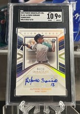 2023 Alfonso Soriano Immaculate Signatures SSP /10 SGC 9 10 Auto