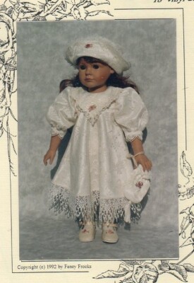 FANCY FROCKS SEWING PATTERN  18'' & 20'' DOLL CLOTHES ~ CANDY'S ELEGANT PARTY SET