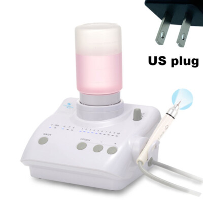 Dental Ultrasonic Piezo Scaler 2 Bottles 5 Tips LED Handpiece Fit EMS Woodpecker