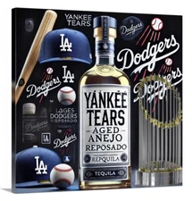 World Series Champions Canvas 24”x24”LA Dodgers Los Angeles Champs 2024