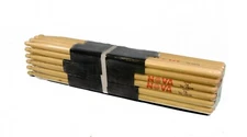 12-Pair BRICK VIC FIRTH® Nova 7A Wood Tip DRUM STICKS N7A Hickory Bulk