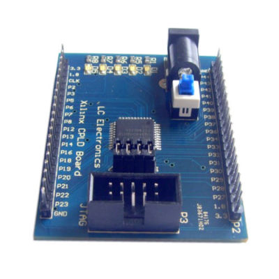 Xilinx XC9536XL AMS CPLD Entwicklung Lernboard Testboard + 4 Programm LED