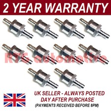 10 X 12MM 1/2" ONE WAY ALUMINIUM NON RETURN CHECK VALVE PETROL DIESEL OIL WATER