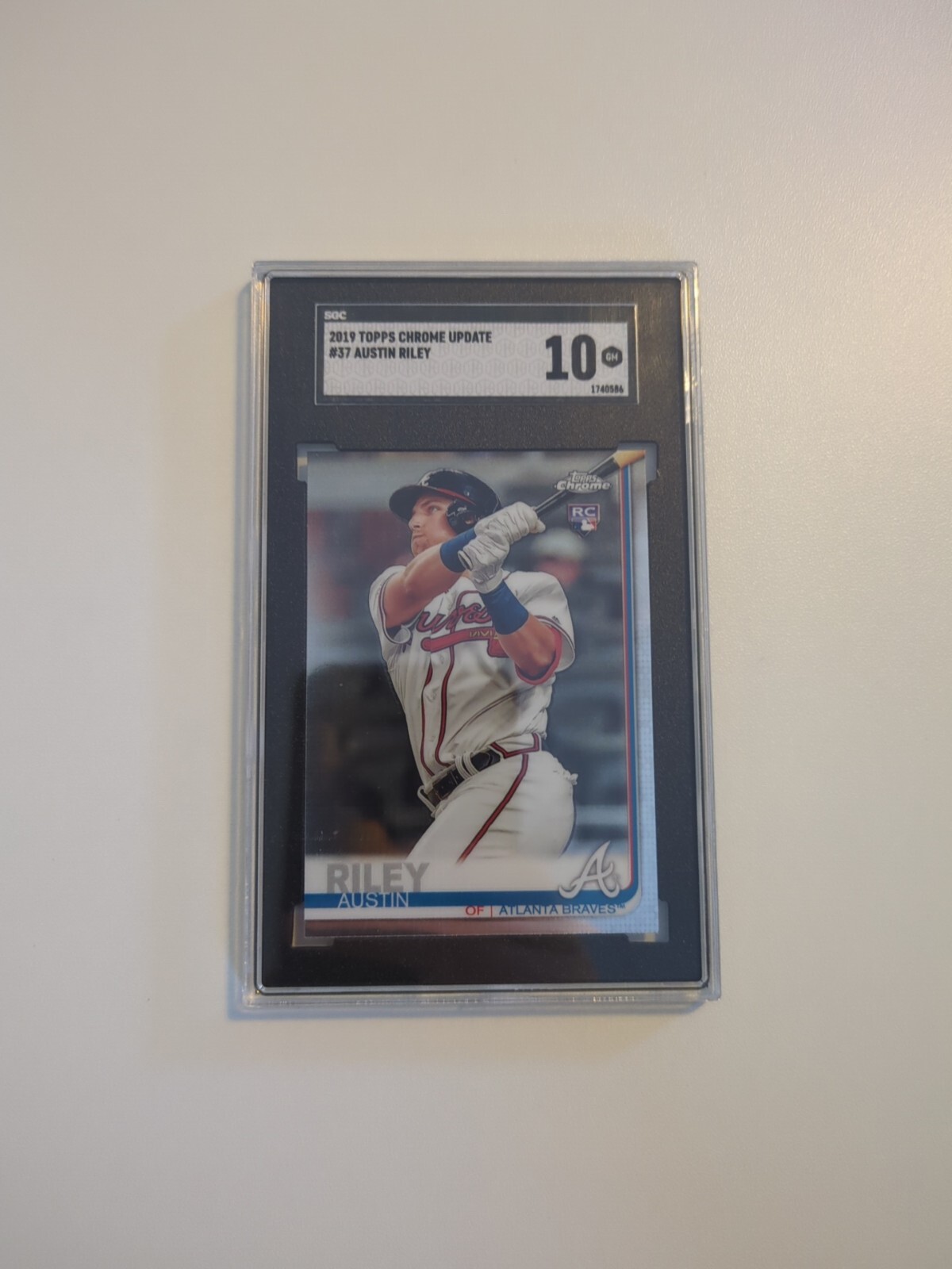 Austin Riley 2019 Topps Chrome Update #37 SGC 10 Rookie RC Atlanta Braves