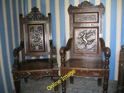 Foto 12x8 Cadeiriau Barddol Hedd Wyn - Hedd Wyns bardische Stühle Trawsfyny c2013
