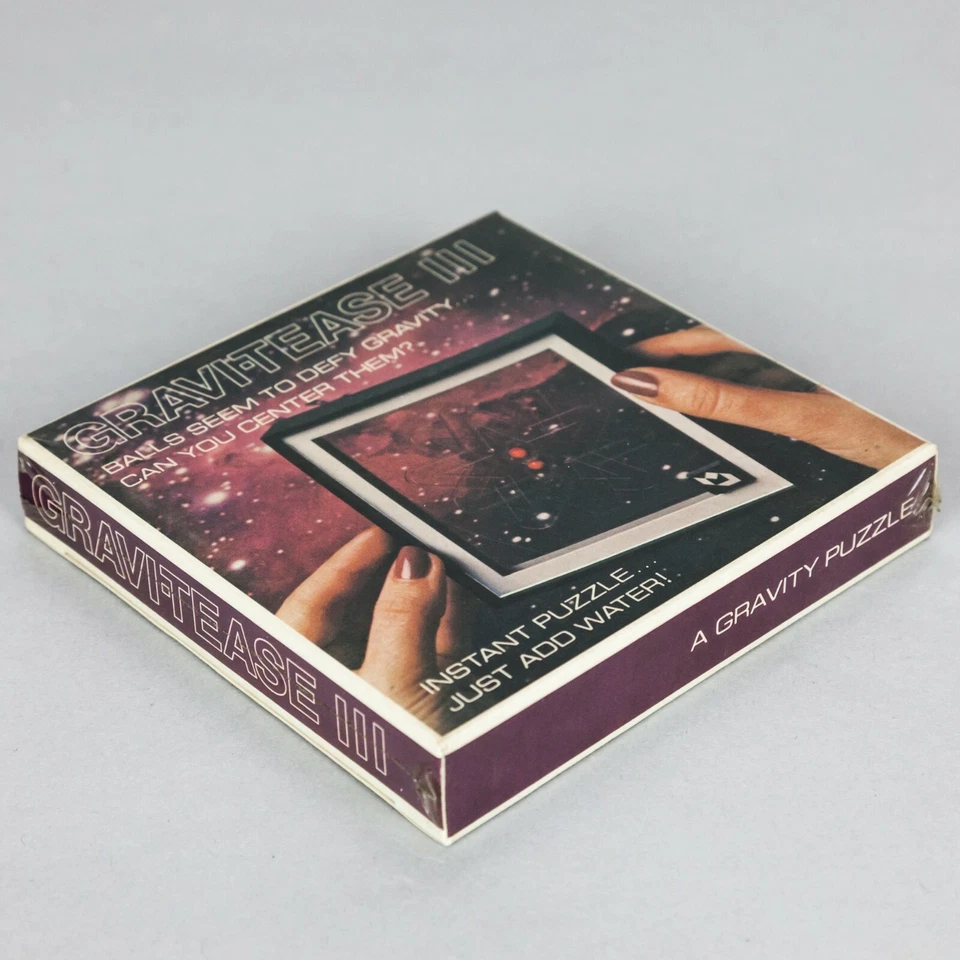 Gravi-Tease III water game USA vintage 1980 with original box rompicapo - Immagine 2 di 4