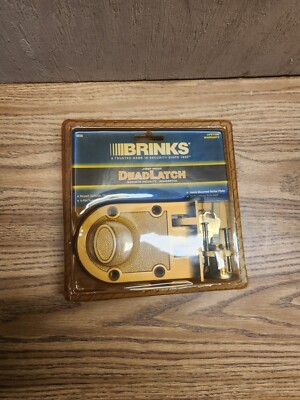 NOS Brinks High Security Single Cylinder Jimmy Proof Die Cast Deadbolt Lock Key