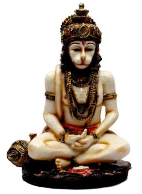 Home Temple Hindu God Hanuman Idol - 6,5 Zoll x 4,5 Zoll Jai Hanuman Kostenlo...