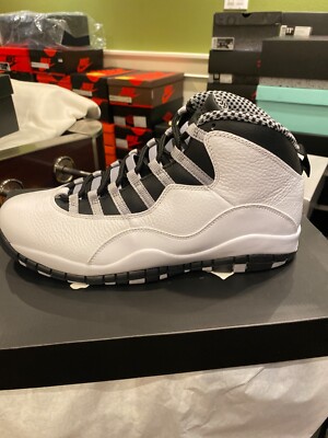 Size 11.5 - Air Jordan 10 Retro 2013 Steel 886737109335| eBay