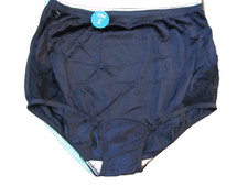 3-PACK VANITY FAIR SILKY NYLON PANTIES GRANNY BRIEFS LACE PANEL sz 7 MULTI-COLOR