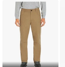 Orvis Men  s fleeced lined pant available in 32 34  34 29 tan