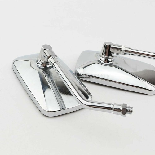 Motorcycle Rectangle Mirrors For Honda Shadow VT ACE Aero Spirit 600 750 1100 US - Picture 4 of 5