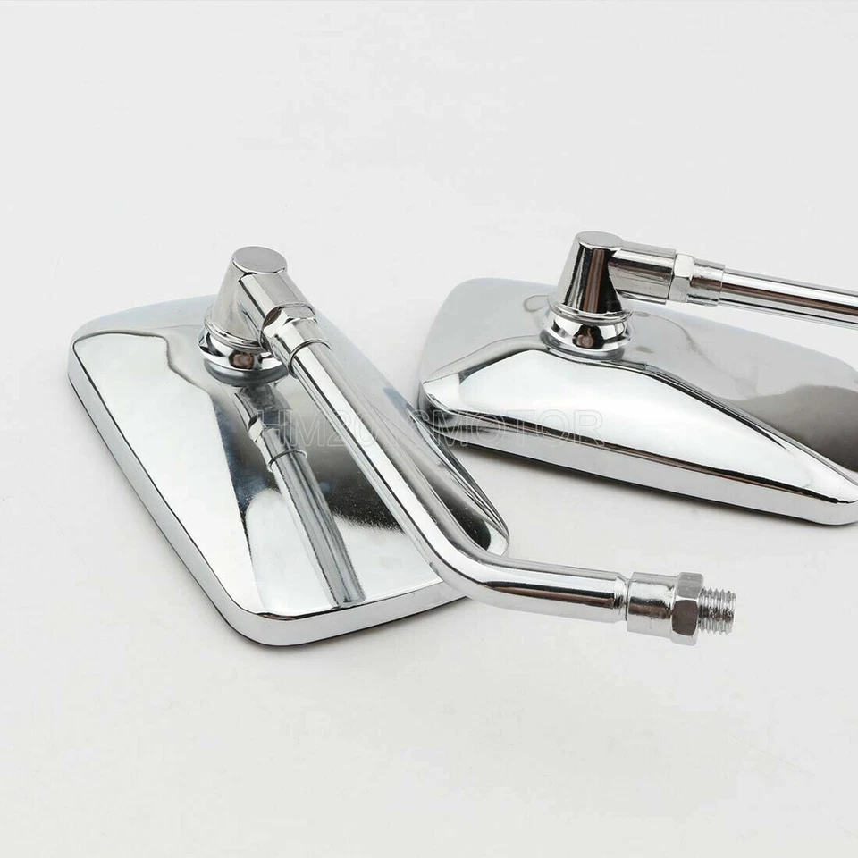 Espejos retrovisores rectangulares para motocicleta Honda Shadow VT ACE Aero Spirit 600 750 1100 EE. UU. Foto 4 de 4