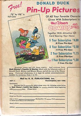 Vintage August 1946 No. 71 Walt Disney's Comics, Donald Duck