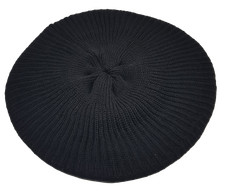 JAMAICAN RASTA BLACK HAT BOB MARLEY CARIBBEAN BERET CAP HATS