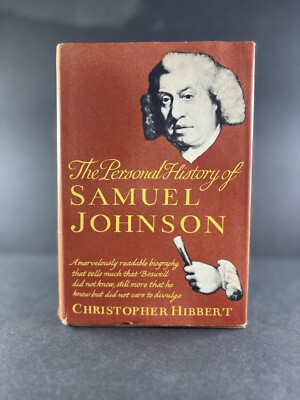 The Personal History of Samuel Johnson by Christopher Hibbert 1st ed HCDJ