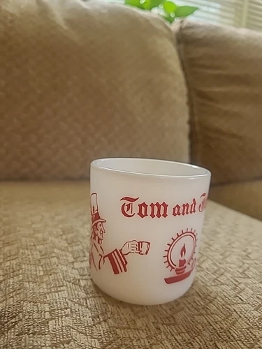 Vintage Hazel Atlas Tom and Jerry Mug