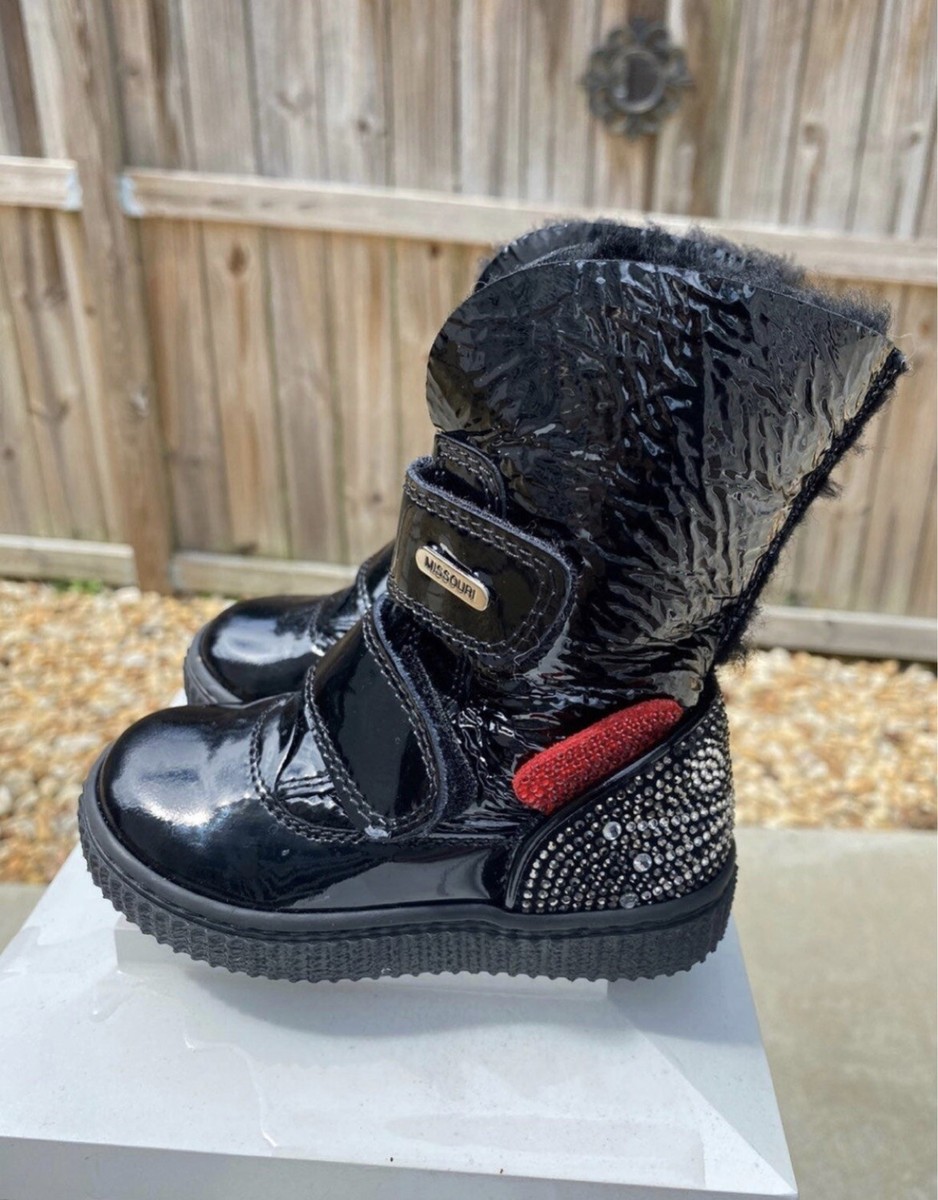 Kids Missouri Italian winter boots Size 21 us 5,5”