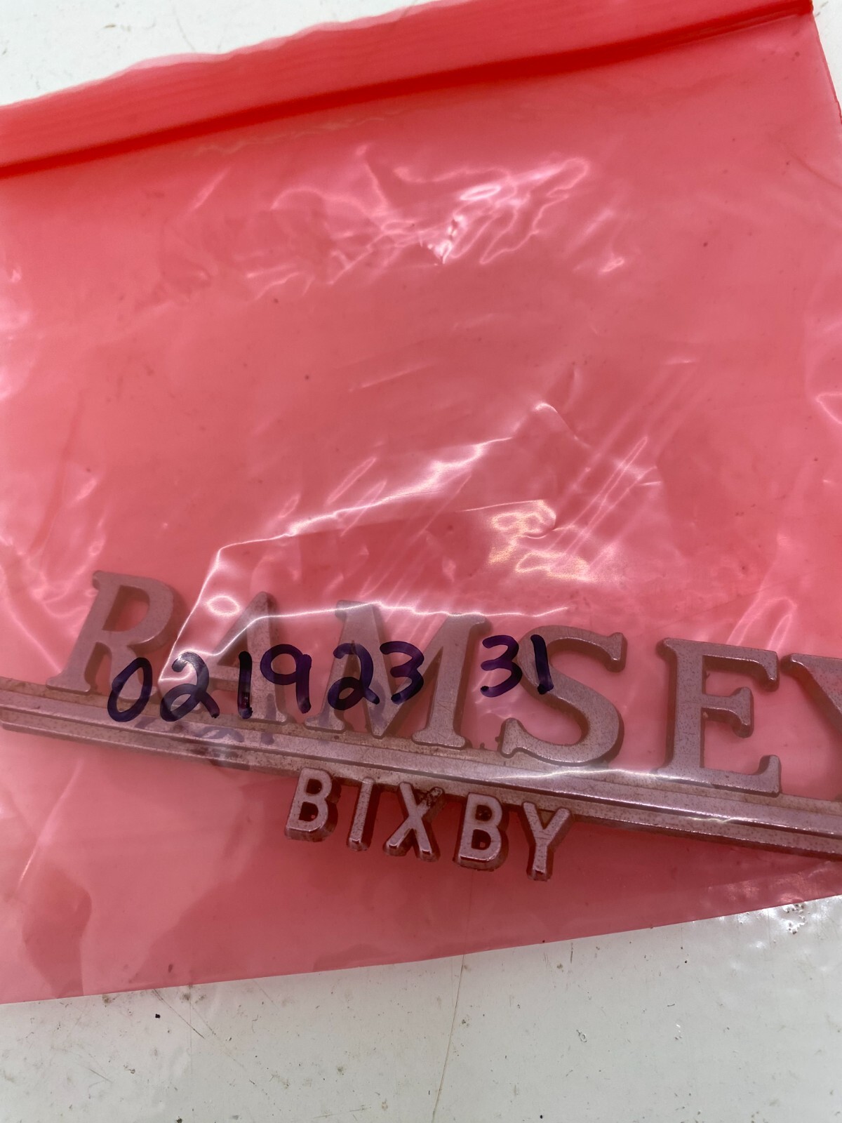 Ramsey Chevrolet Bixby, Oklahoma Dealer Metal Tag Trunk Emblem Chevy Trunk Trim eBay