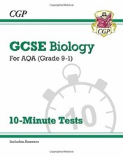 New Grade 9-1 GCSE Biology: AQA 10-Minute Tests (with answers) (CGP GCSE Biolog