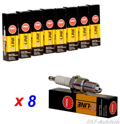 8 x NGK ZÜNDKERZEN  IRIDIUM LASER 1565 LPG 6 LL6