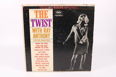 The Twist With Ray Anthony & His Bookends Capitol Records 33 RPM Vinyl Album LP