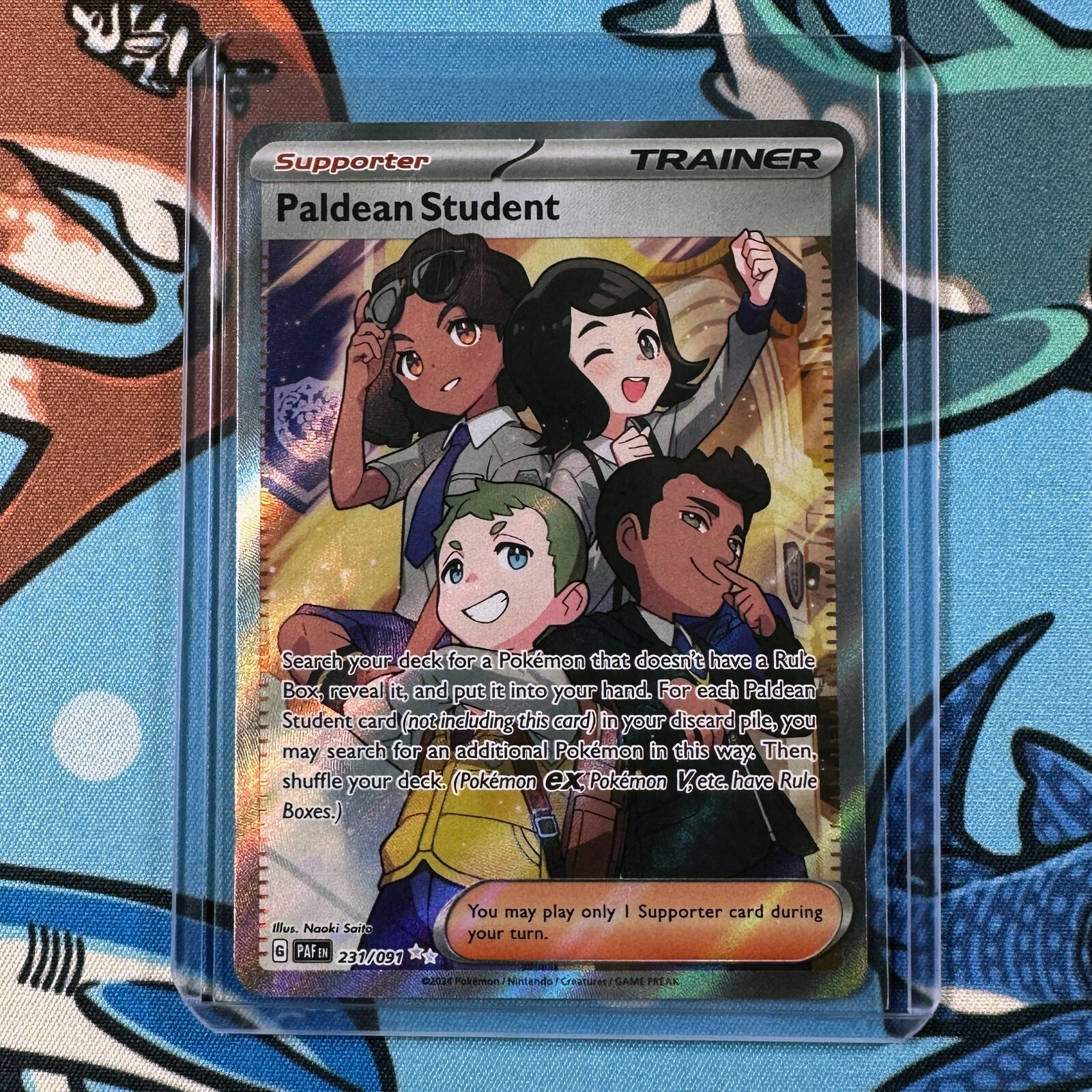 Paldean Student 231/091 Pokemon Paldean Fates Ultra Rare - English