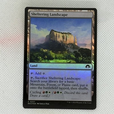 MTG MH3 | Sheltering Landscape 0227 | Common Foil Modern Horizons 3!
