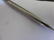 Stylo Bille Waterman Prestige En Acier Satiné - Ancien, Excellent état Avec Recharge