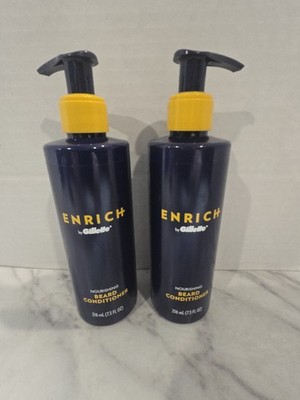 Enrich by Gillette Nourishing Beard Conditioner  7.3 fl oz.  Two bottles