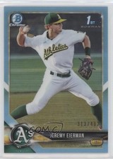 2018 Bowman Draft Chrome Sky Blue Refractor 313/402 Jeremy Eierman #BDC-179 0l2