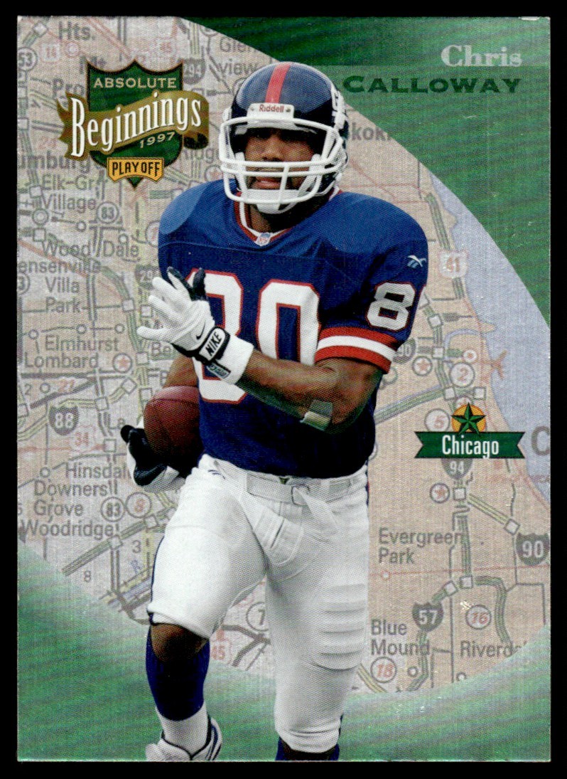 1997 Absolute Beginnings Chris Calloway New York Giants #68 17670